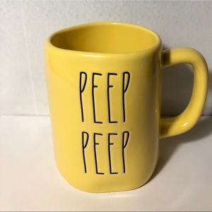 Rae Dunn PEEP PEEP Yellow Mug